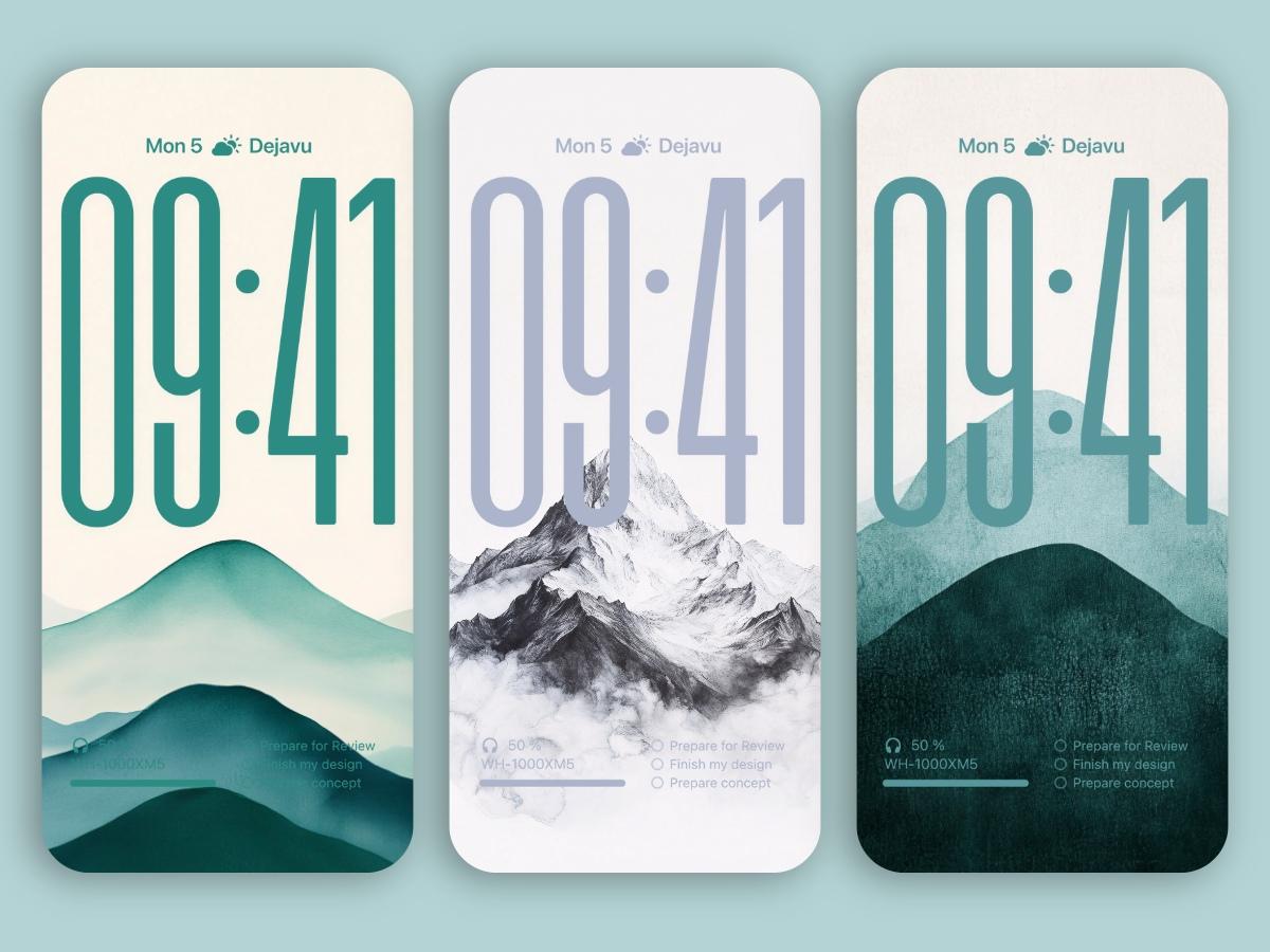 Minimal iOS 26 Phone Wallpapers 8K – The Silent Heart of the Mountain for iPhone & Android