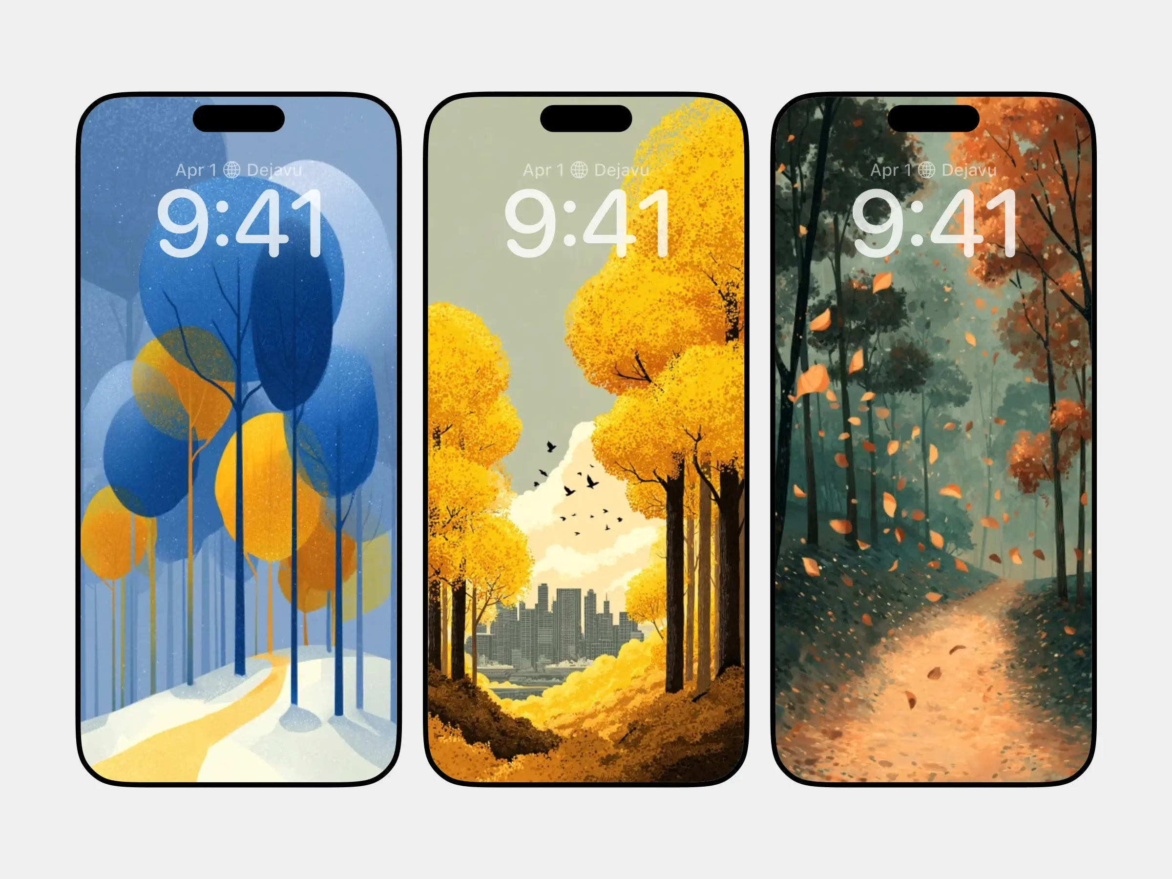 Golden Autumn Scenery with Reflective Lakes and Silent Forests