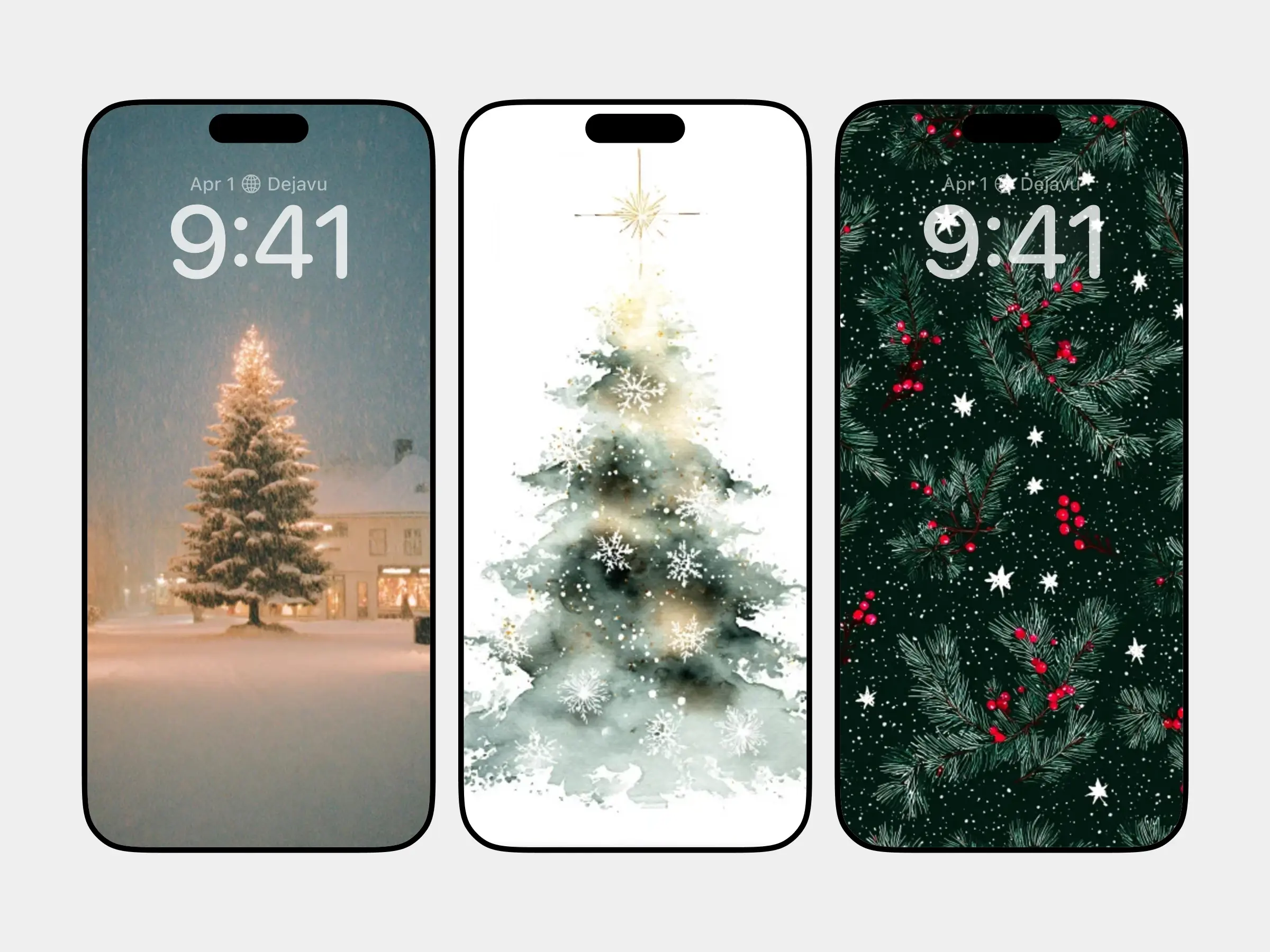 Winter Pine & Snow Aesthetic – Festive Nature Art for Calm Spaces