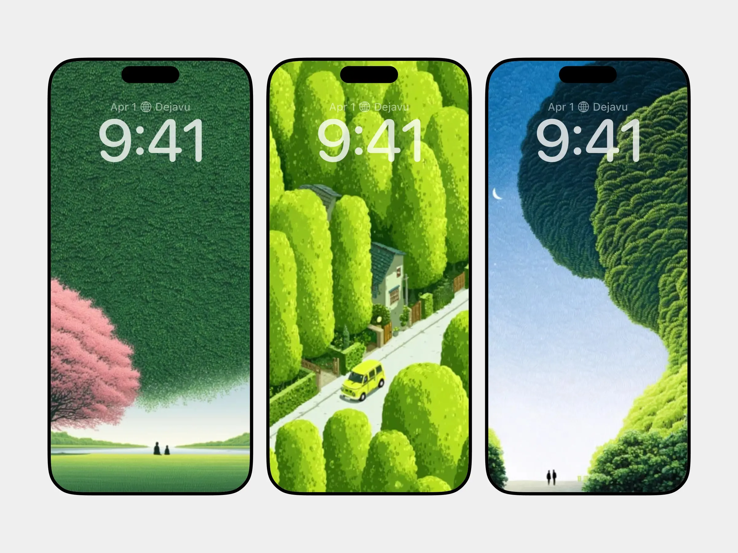 Serene Tree Landscapes: A Visual Journey Through Nature and Quiet Humanity