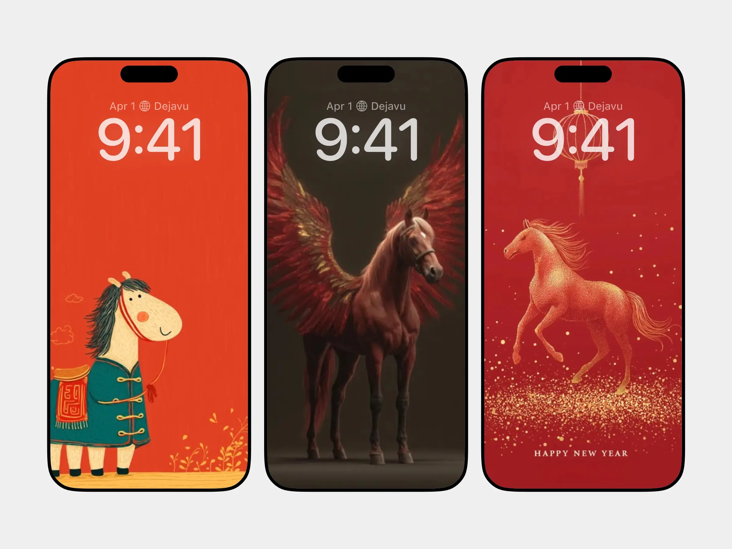 Lunar New Year Horse Artwork: Mythical and Traditional Designs