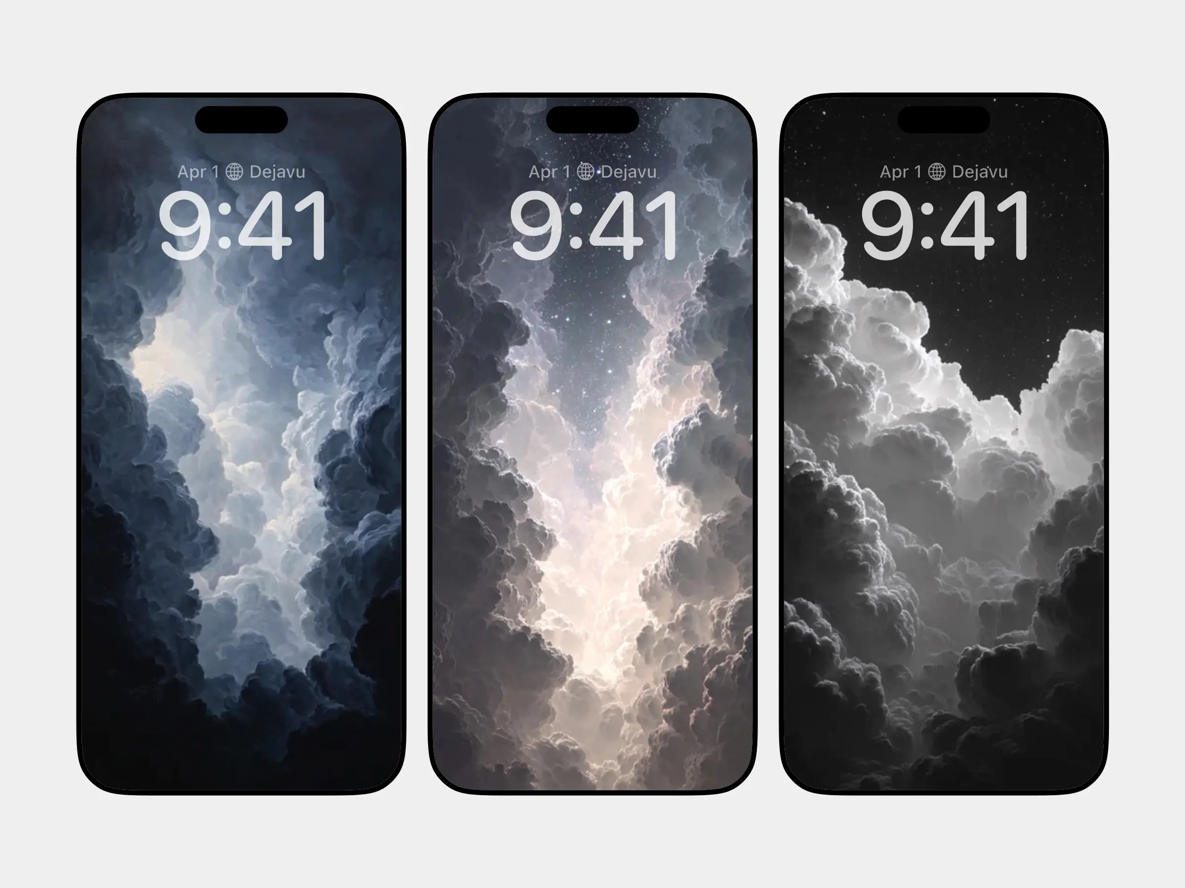 Vertical Gaze: Light Piercing the Clouds