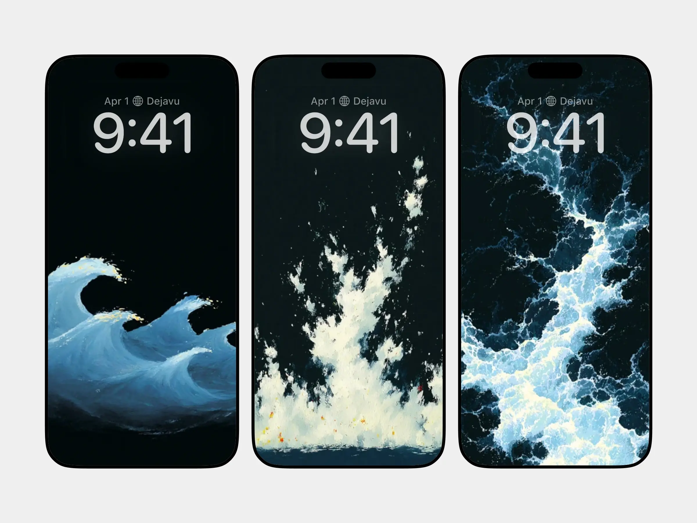Midnight Ocean Wave Intensity