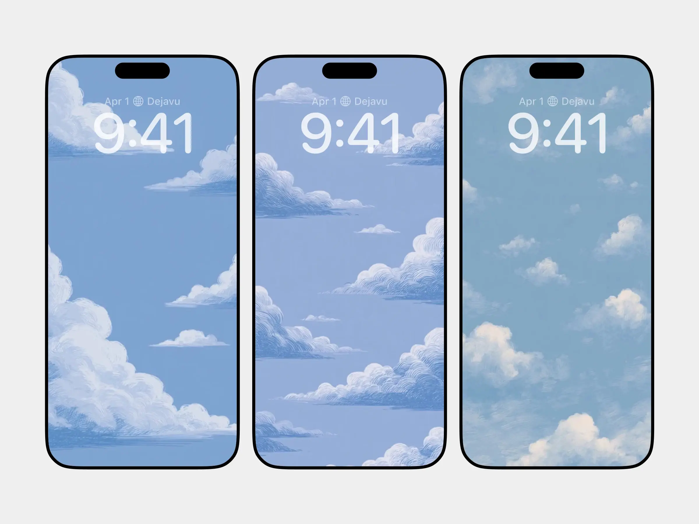 Midsummer Cloudscape Blue Sky Aesthetic